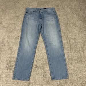 AG Adriano Goldschmied Light Blue Boyfriend Jeans